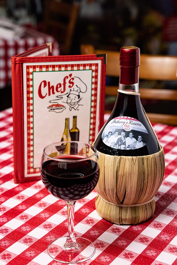 wine-setting chefs house wine