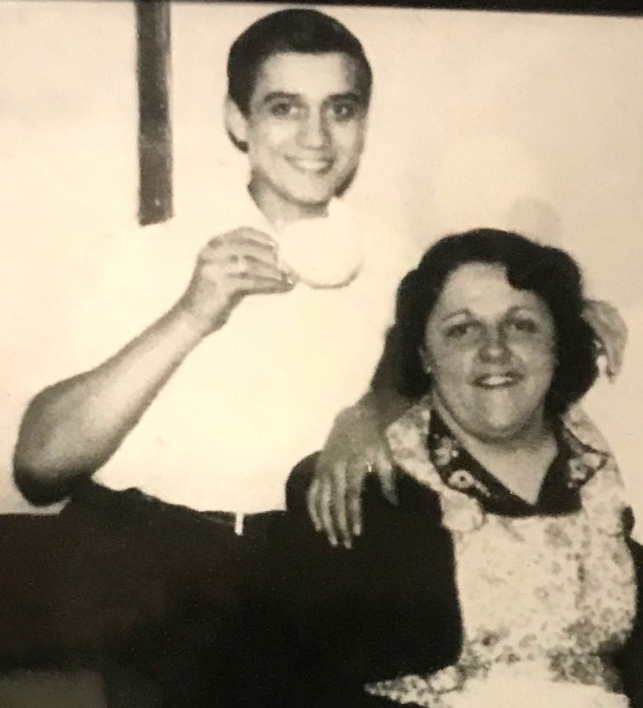Lou Sr. at 12 with Violet Silvestrini Lou Sr. at 12 with Violet Silvestrini