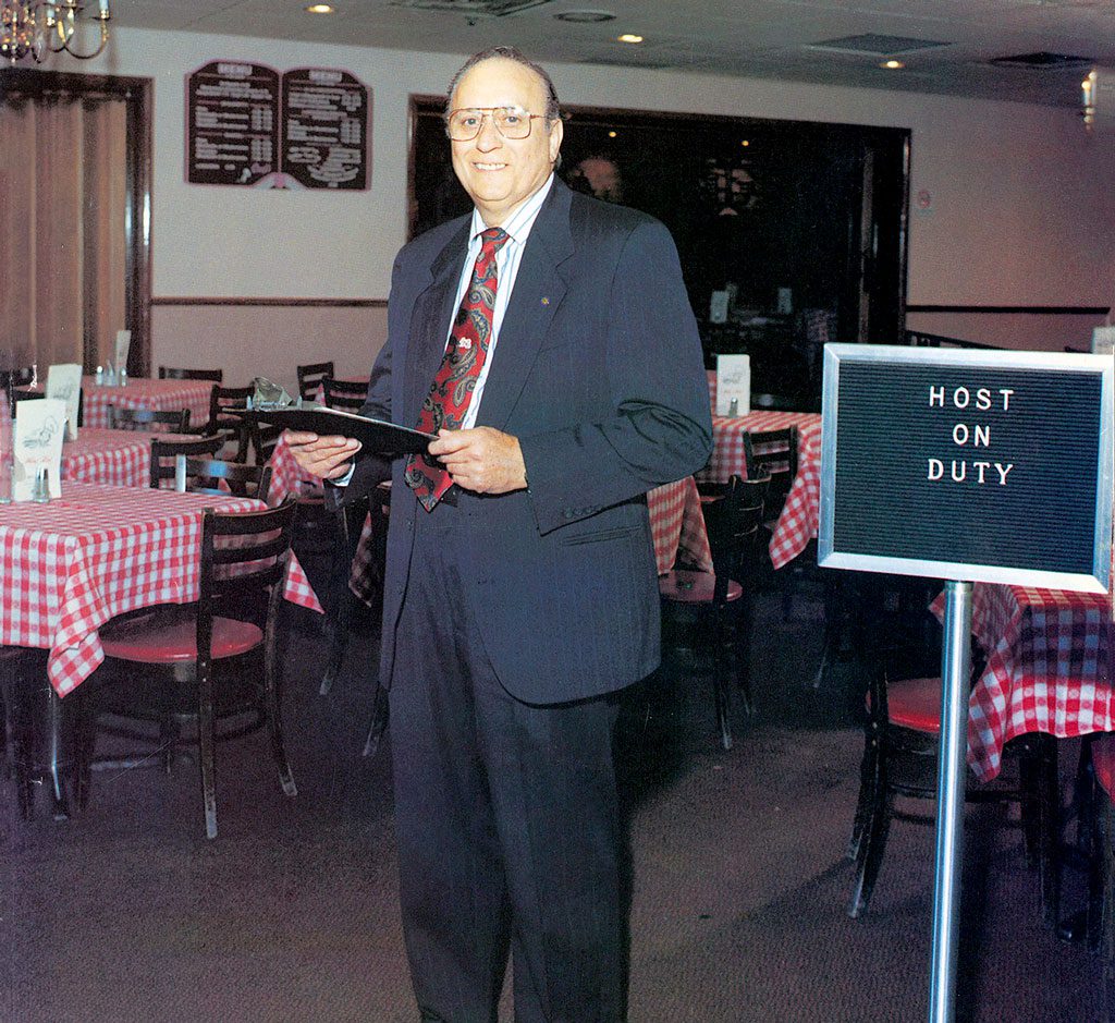 louSr-host Lou Sr in his favorite role as host